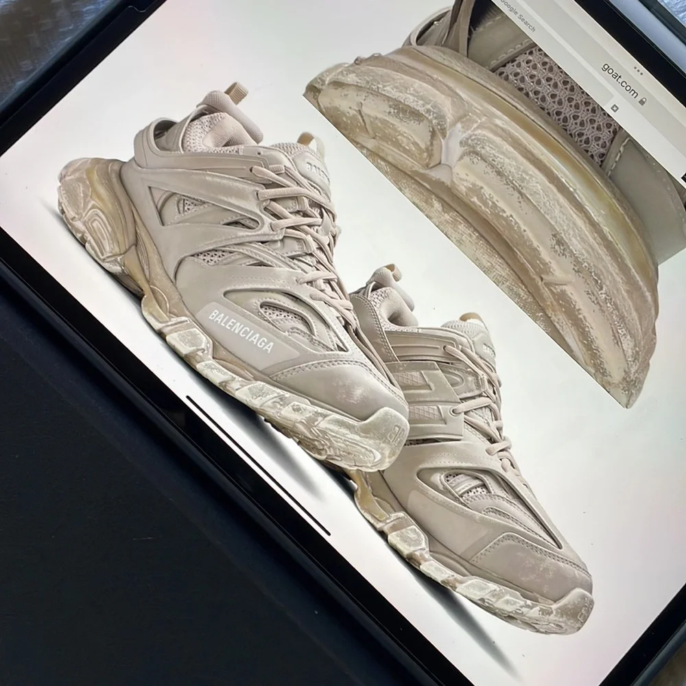Balenciaga track sneaker recycled sole